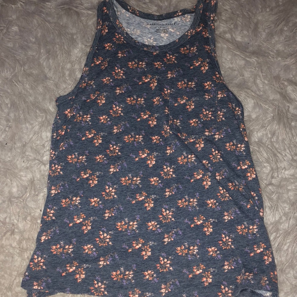 AE Floral Tank